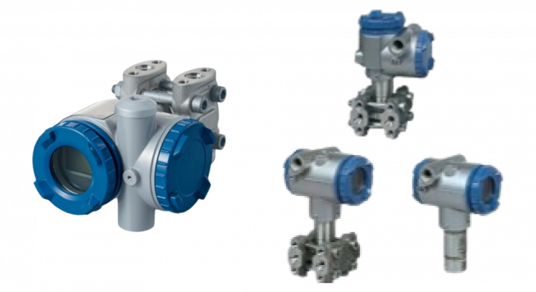 A photo of differential pressure transmitter types.