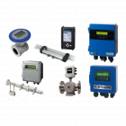 A photo of an ultrasonic flowmeter.