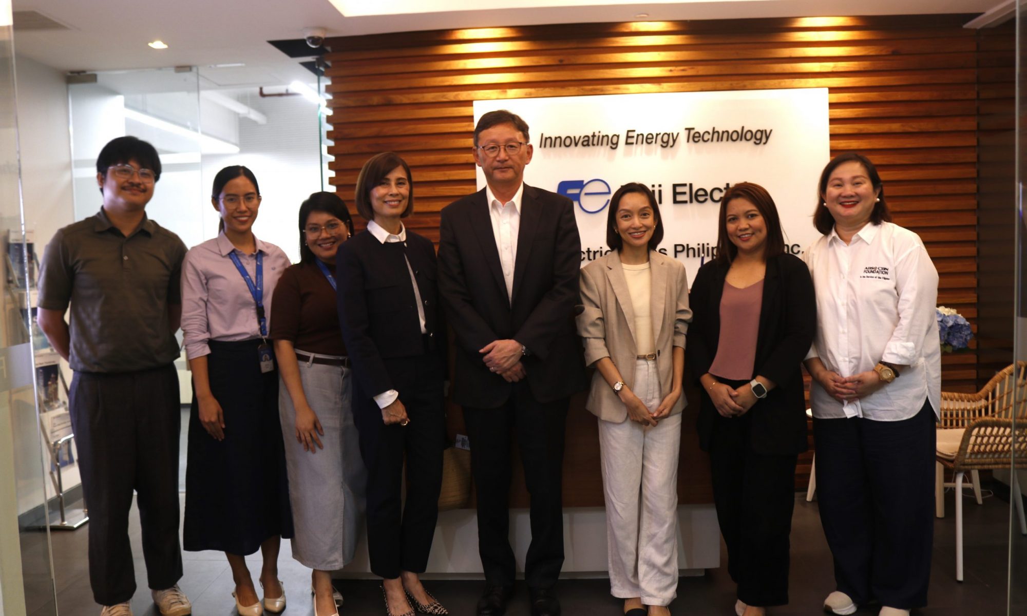 A photo of ABS-CBN and FESP partnership.