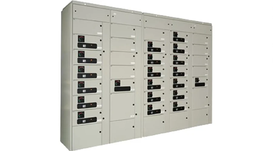 A photo of a motor control center.